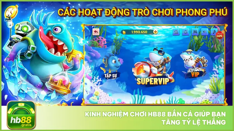 Hb88 Bắn Cá – Đấu Trường Xả Đạn, Nhận Thưởng Cực Đã 4 Chơi bắn cá không chỉ cần tay nhanh mà còn cần một chút chiến thuật